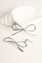 Heliophilia Silver Pendientes de Metal Plateado ELKGC68394G